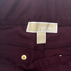 Michael Kors Deep Burgundy Trousers